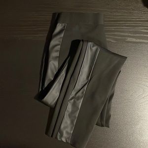 BCBGeneration Black Leather Leggings Size S